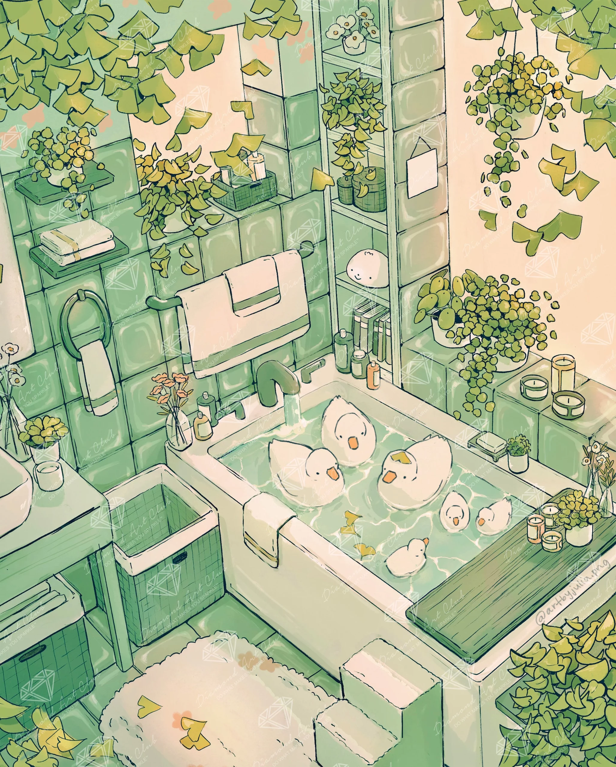 Enhancement Suggestions for Duck Bath by Art by Julia and DAC - SQ