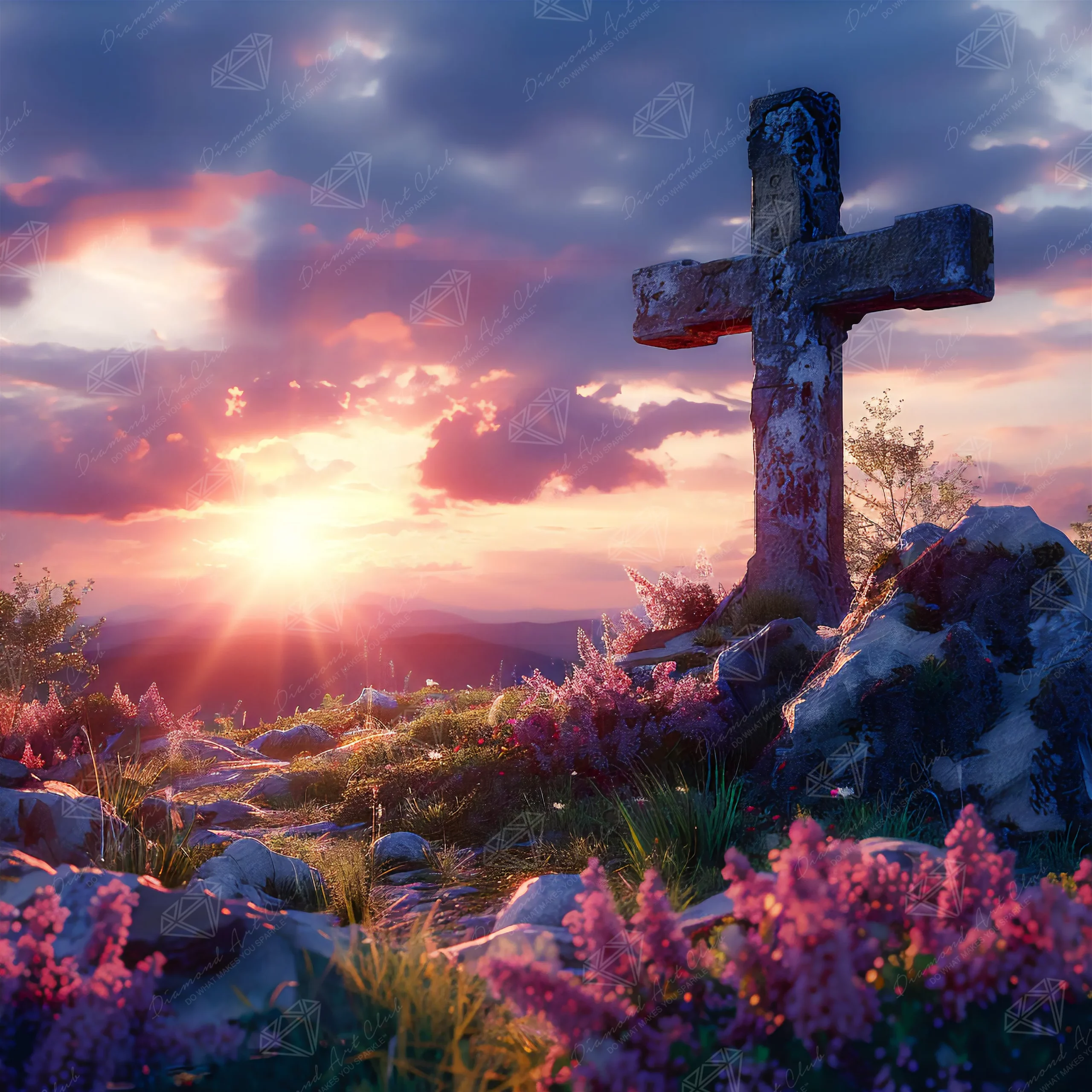Enhancement Suggestions for Cross in the Clouds by Theresa Donahue McManus and DAC - SQ