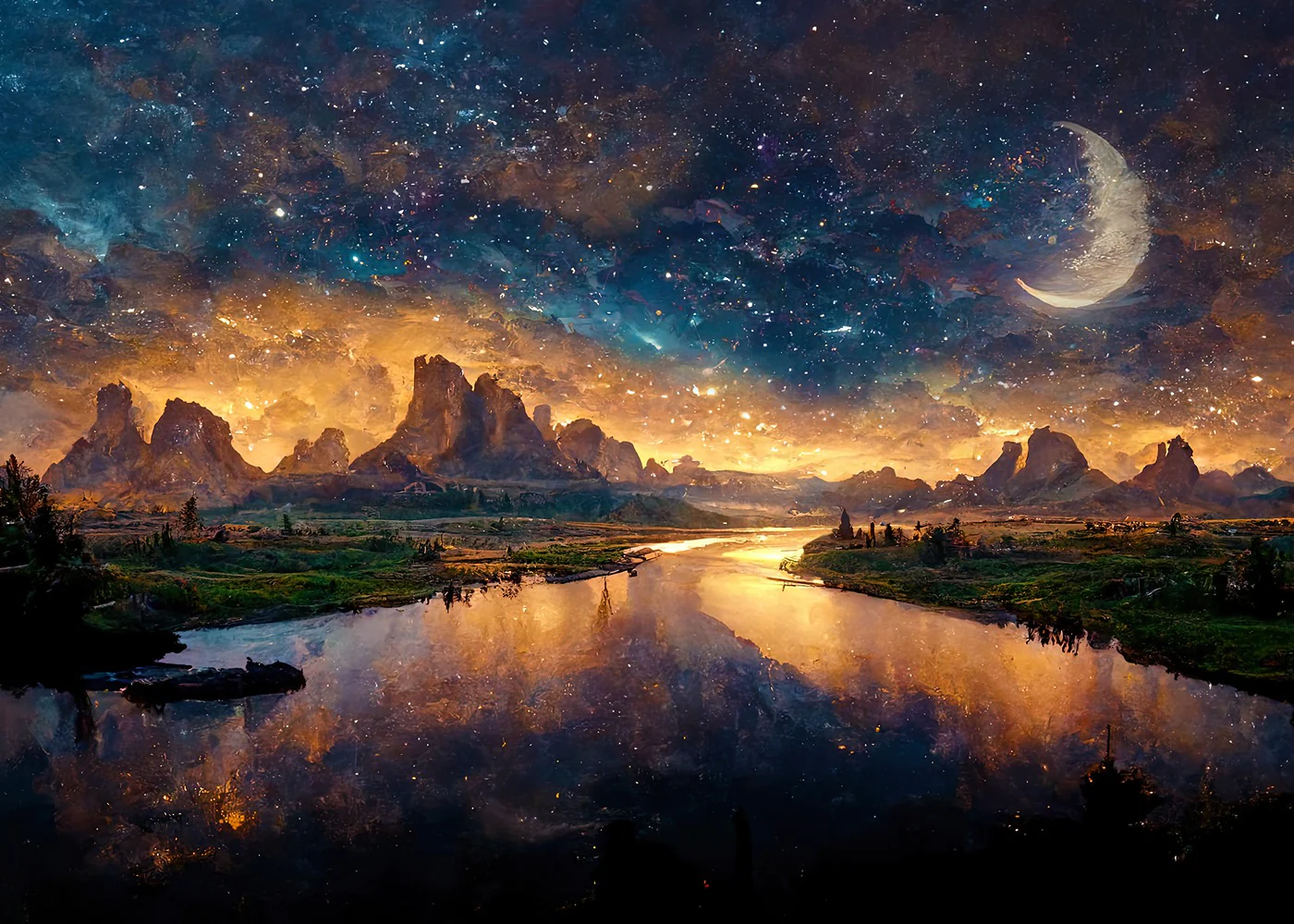Enhancement Suggestions for A Starry Sky by Nextmars Adobe Stock and Craftibly - RD