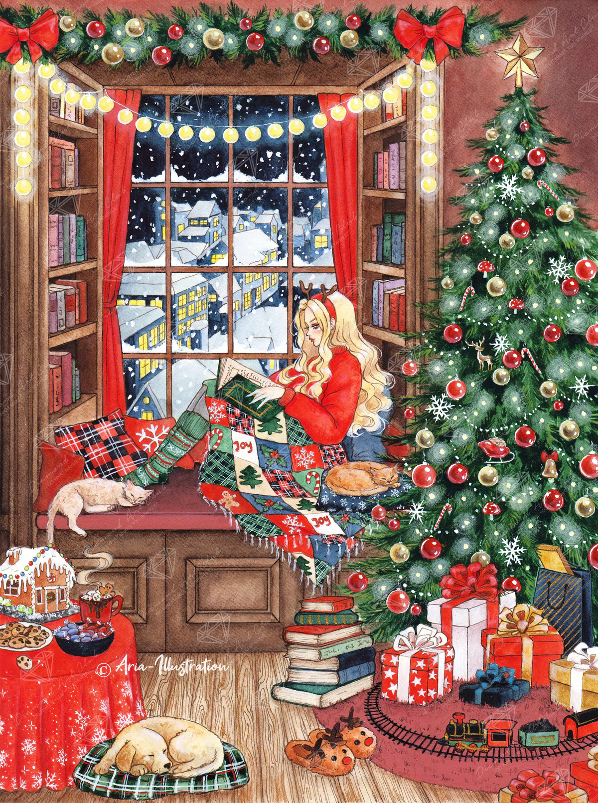 Enhancement Suggestions for Cozy Christmas By Rita Kónya / Aria Illustration and DAC – SQ
