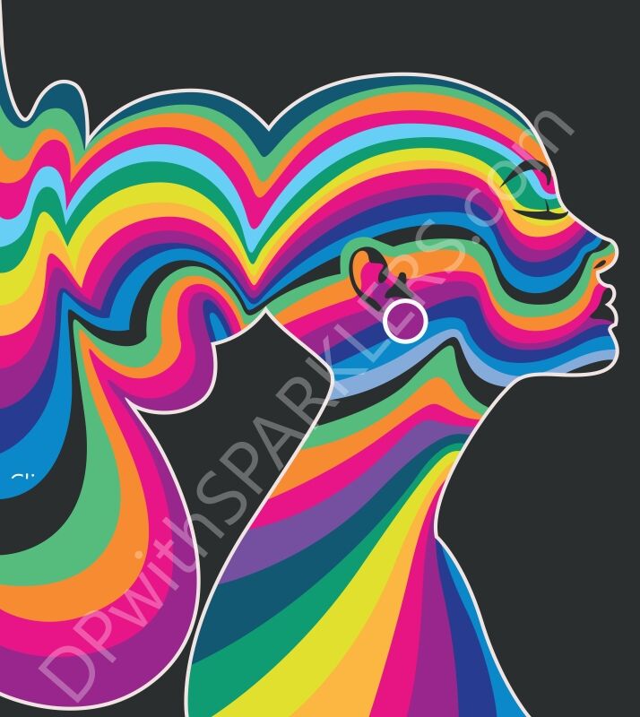 DP Colorful Lady by svekloid 50 x 70cm
