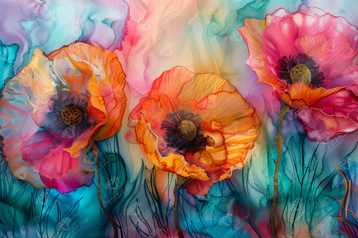 Enhancement Suggestions for Trio of Poppies by Peggy Collins and DAC – RD