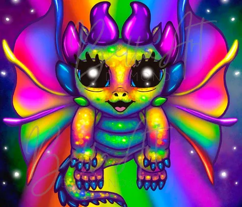 Enhancement Suggestions for Rainbow Dragon by Emma Casey and Bella Art Diamonds – SQ