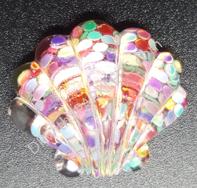 Hot Spotter Confetti Seashell 19mm x 22mm