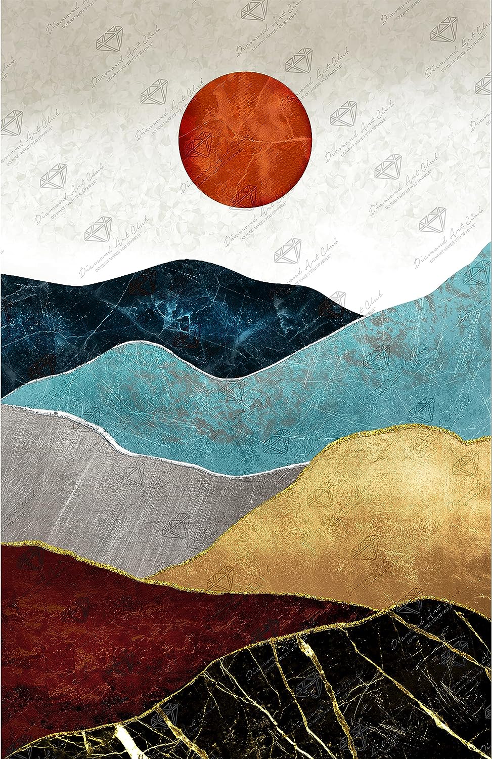 Enhancement Suggestions for Abstract Mountains and Sun by Elephant Stock and DAC and AMZ - RD