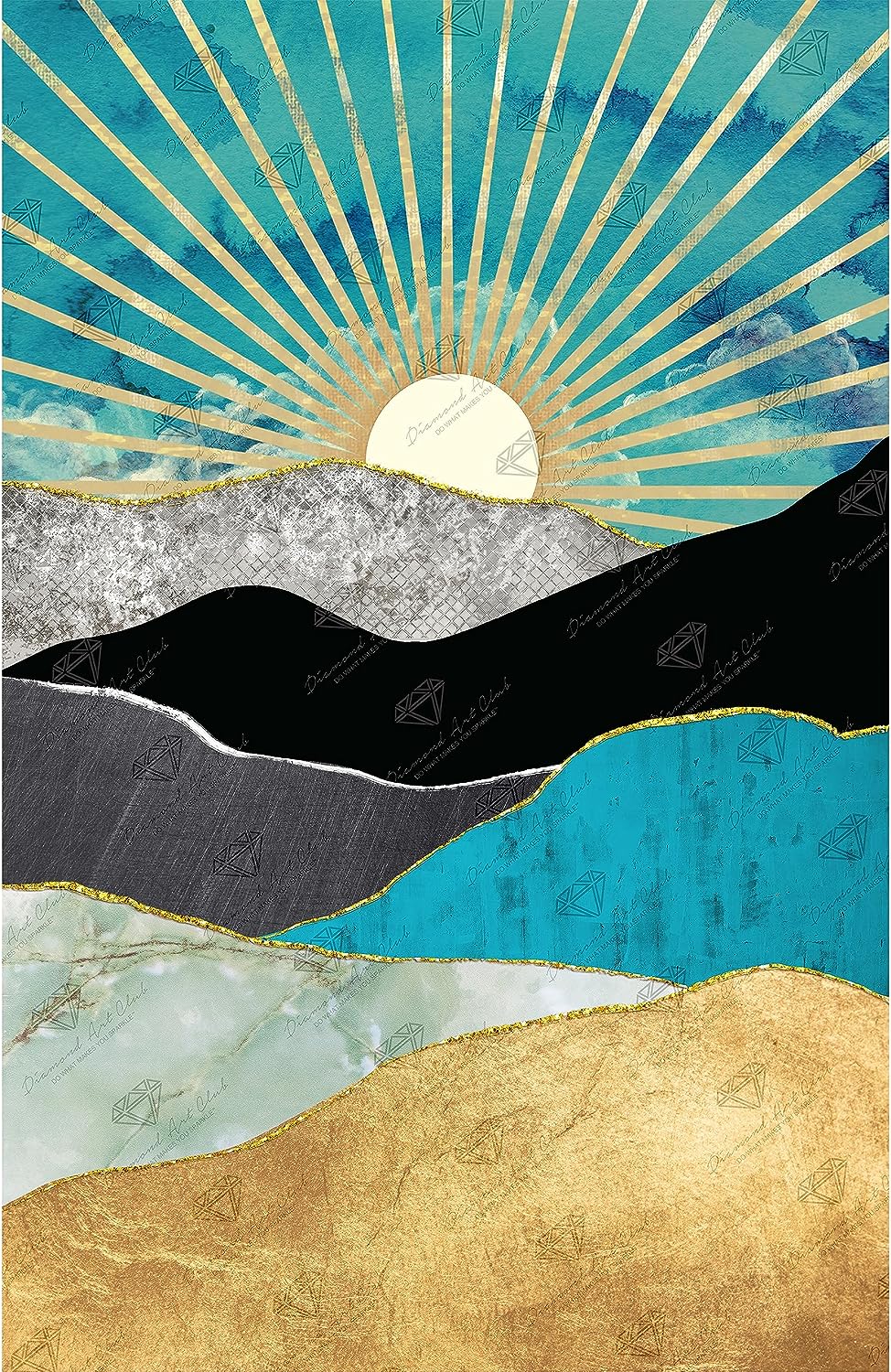 Enhancement Suggestions for Sun Rays – Blue and Gold by Elephant Stock and DAC - AMZ - RD