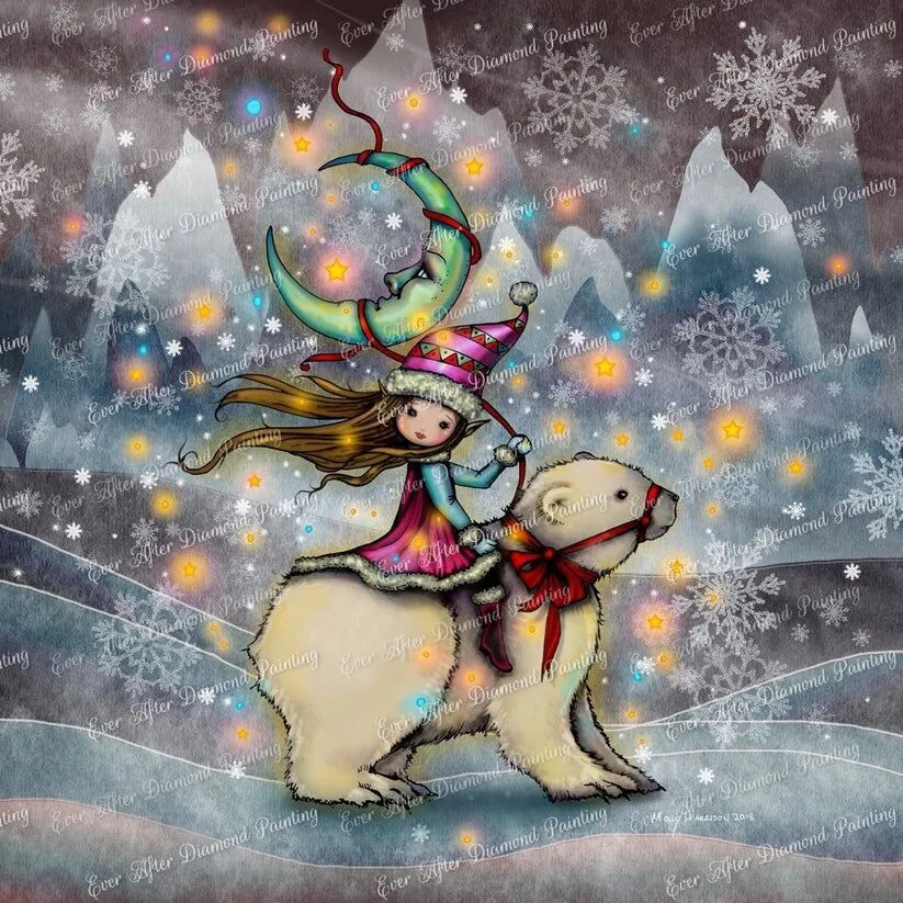 Enhancement Suggestions for Magical Christmas Eve by Molly Harrison and Ever After Diamond Painting – SQ